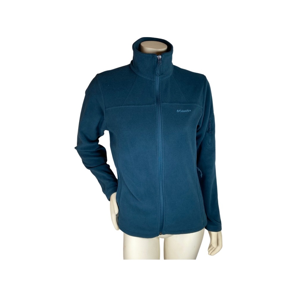Columbia Sportswear Company Womens Fleece Jacket Size M Peacock Blue